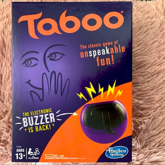 Hasbro Taboo Board Game With Buzzer NEW English - Picture 4 of 5